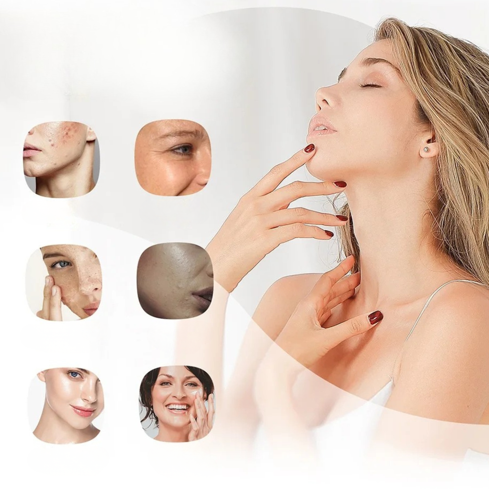 7 Colors LED Silicone Face Mask - Wireless and Rejuvenating