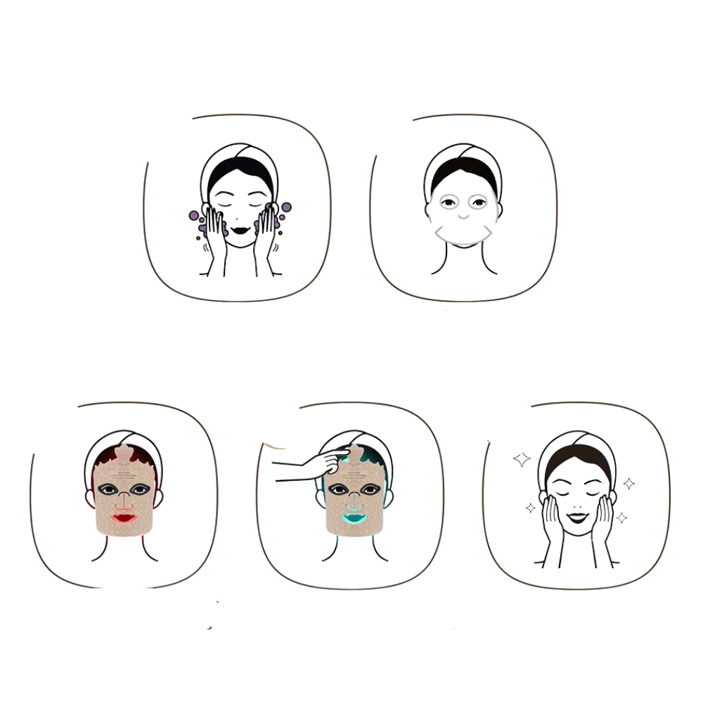 7 Colors LED Silicone Face Mask - Wireless and Rejuvenating