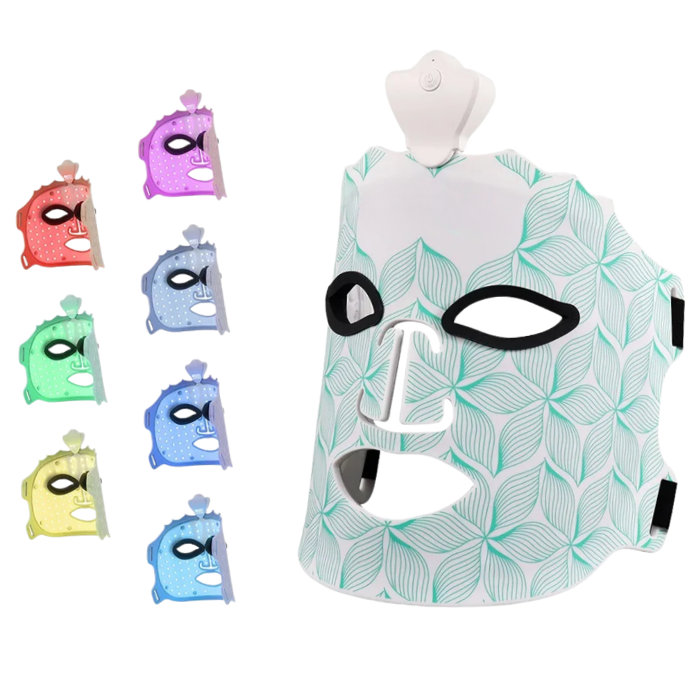7 Colors LED Silicone Face Mask - Wireless and Rejuvenating