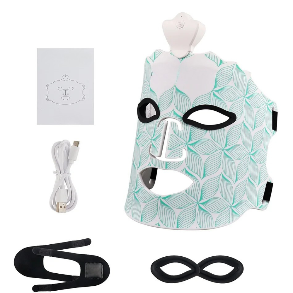 7 Colors LED Silicone Face Mask - Wireless and Rejuvenating