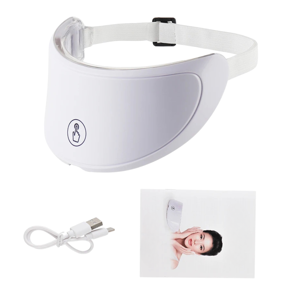 Foreverlily 7-Color Wireless LED Light Therapy Mask – Face and Neck Rejuvenation Device