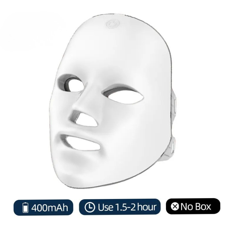 Foreverlily 7-Color Wireless LED Light Therapy Mask – Face and Neck Rejuvenation Device